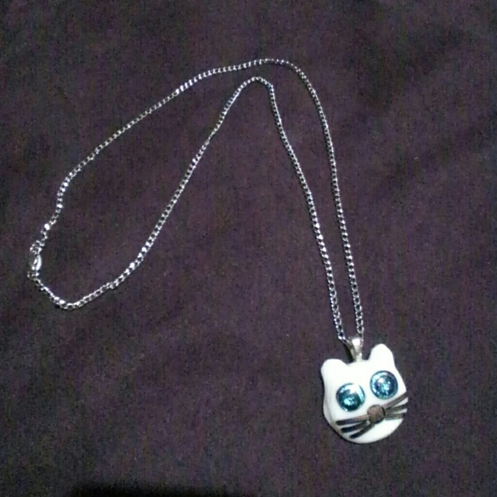 New Enamel Cat Charm